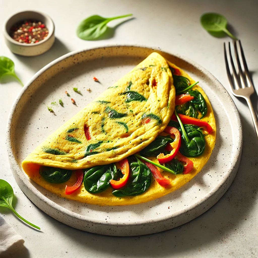 Chickpea Flour Omelette (Eggless & Protein-Rich)