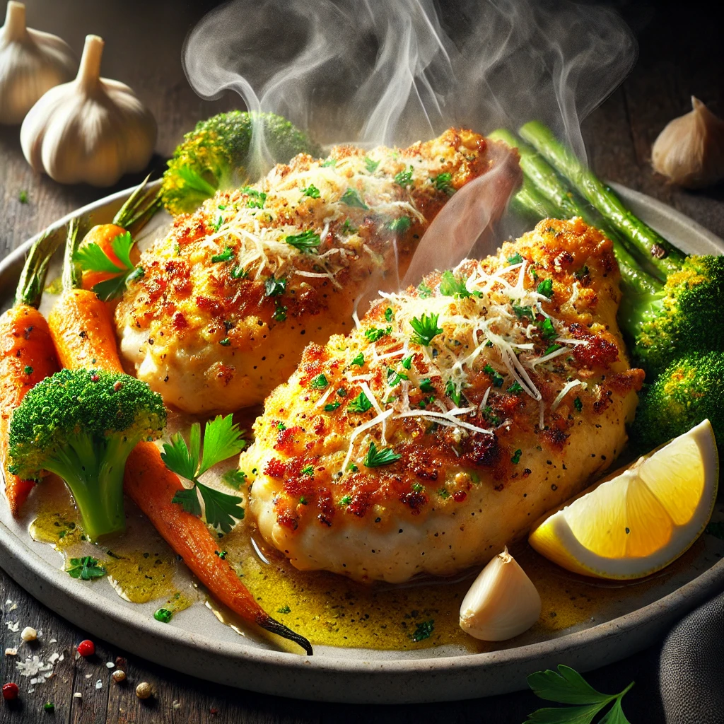 Garlic Parmesan Chicken Thighs