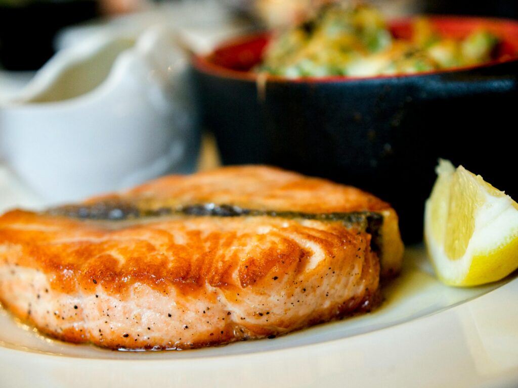 Mediterranean Diet Baked Salmon