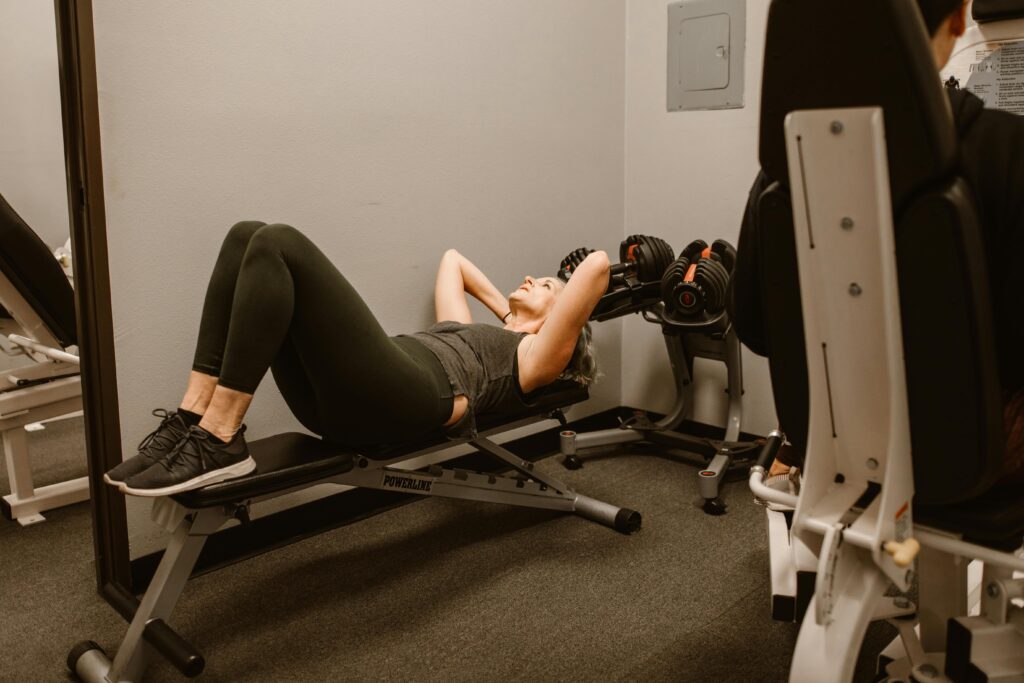 Abdomen Bench Exercise