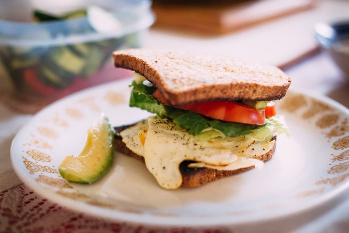 Avocado and Egg Breakfast Sandwich